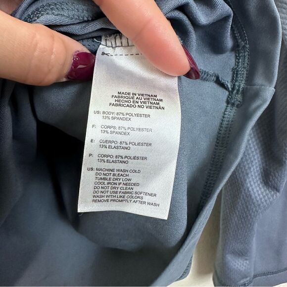 Men’s Adidas Sweater Mens Large Sweatshirt Climalite Mock Neck Pullover Size L - Picture 6 of 9